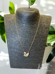 Crystal Dew Swan Pendant