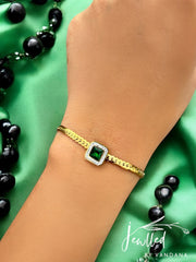 Emerald Ahaana Adjustable Bracelet