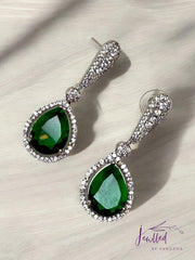 Emerald Twilight Danglers Earrings