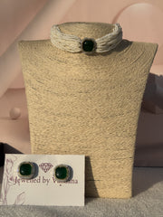 Emerald Sitara Choker