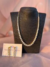 Sundara Gold White AD Necklace